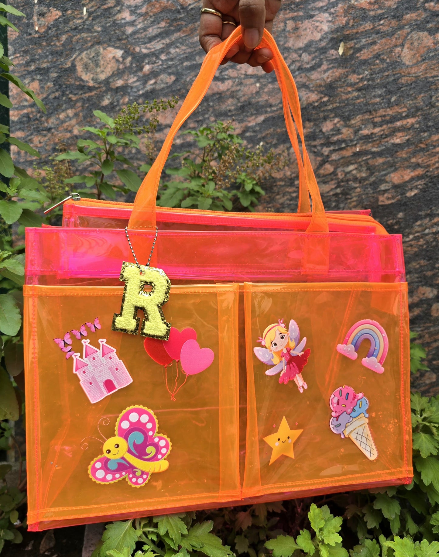 Personalised Jelly Tote Bag