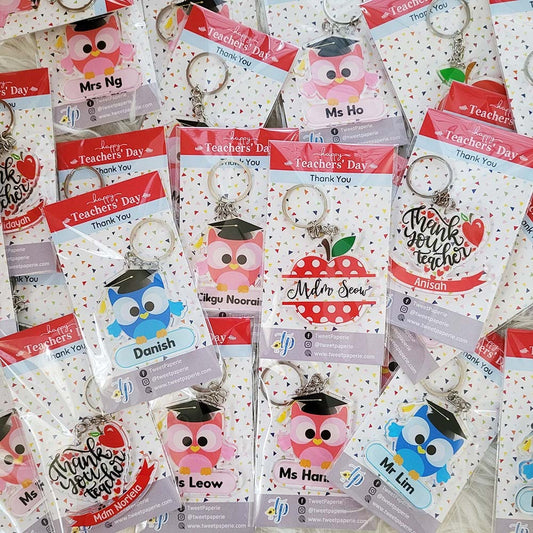 Teachers day - Personalised Keychains