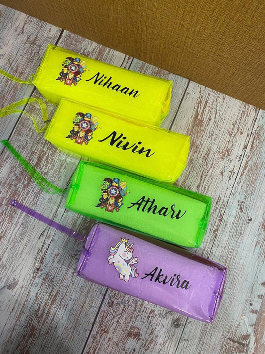 Personalised Coloured Waterproof Pouches