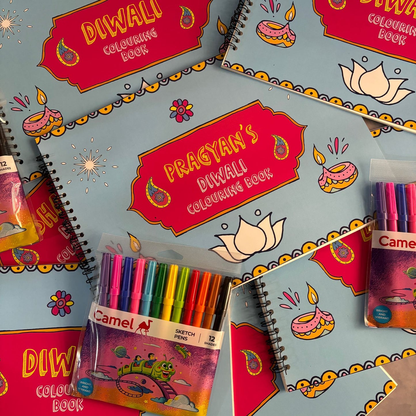 Personalized Diwali Colouring Book