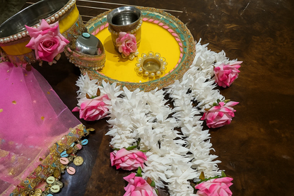 Rose Gajra Karwachauth Thali Combo